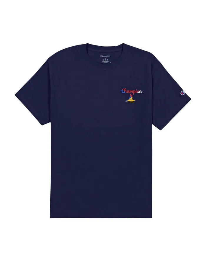 ShortSleeve TShirt Hydra Sport Sailing Navy Men Champion TShirts and Tops