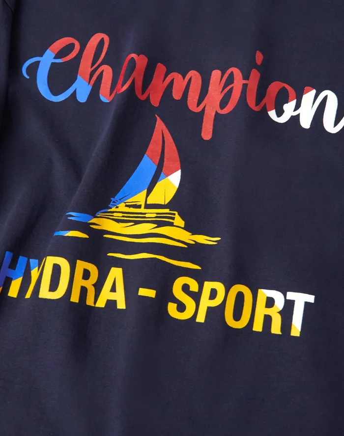 ShortSleeve TShirt Hydra Sport Sailing Navy Men Champion TShirts and Tops