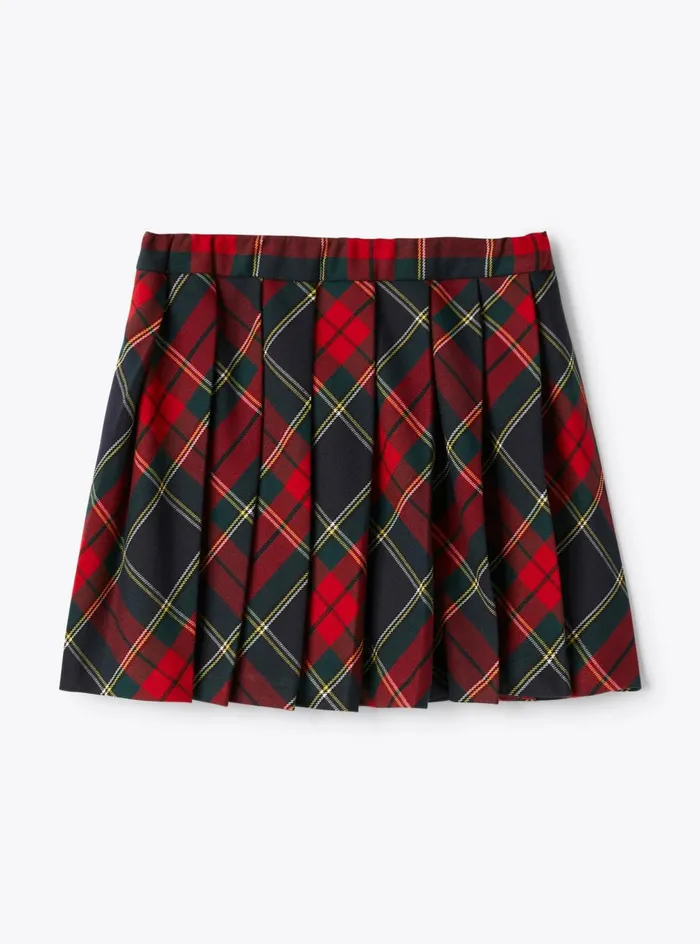 Skirts Girl 216 Il Gufo Pleated Tartan Skirt