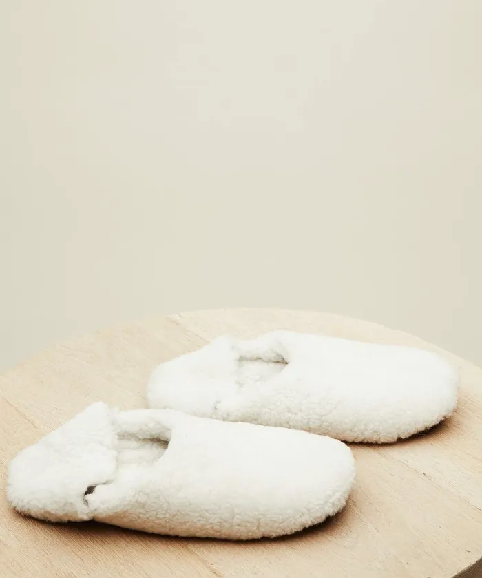 Slippers Women Jenni Kayne Shearling Moroccan Slipper Ivory