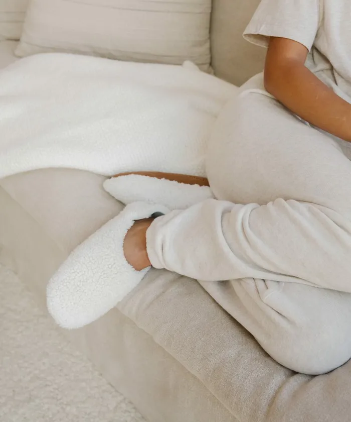 Slippers Women Jenni Kayne Shearling Moroccan Slipper Ivory