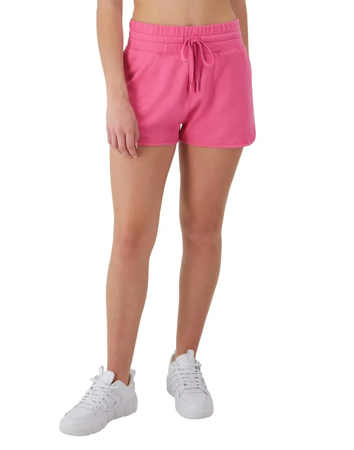 Soft Touch Shorts C Logo 25034 Phlox Pink Women Champion Shorts