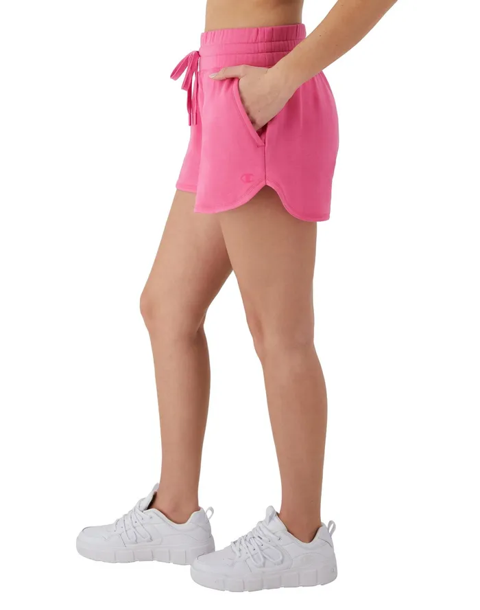 Soft Touch Shorts C Logo 25034 Phlox Pink Women Champion Shorts