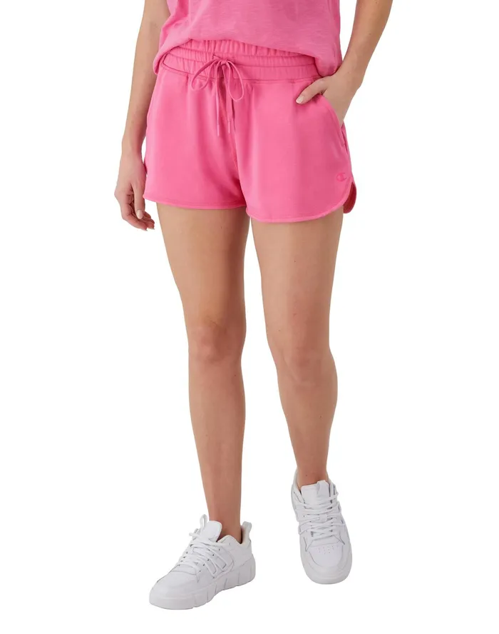 Soft Touch Shorts C Logo 25034 Phlox Pink Women Champion Shorts