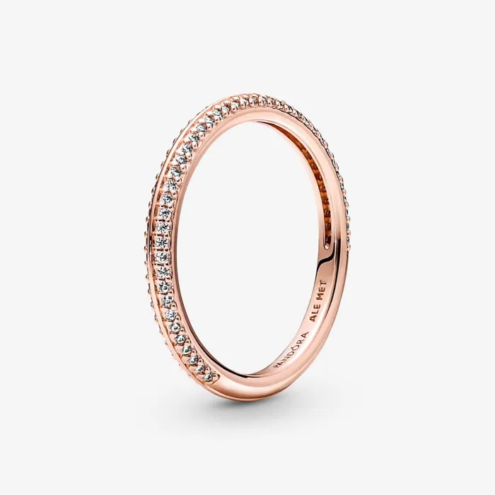 Stackable Rings Women Pandora Online ME Pav Ring Rose Gold Plated