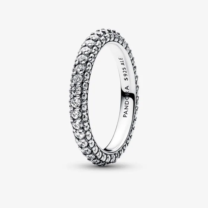 Stackable Rings Women Pandora Online Timeless Pav Singlerow Ring Sterling Silver