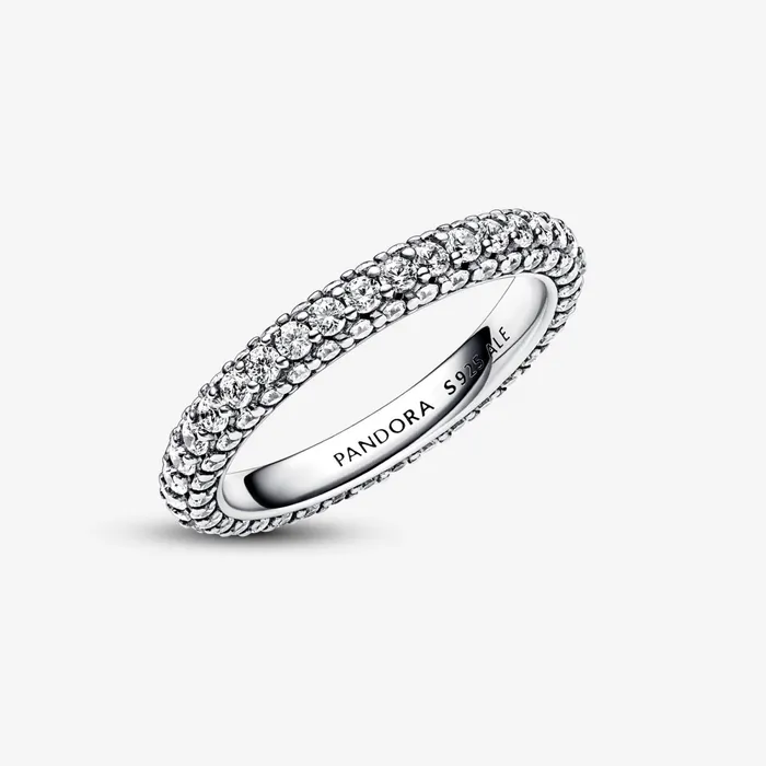 Stackable Rings Women Pandora Online Timeless Pav Singlerow Ring Sterling Silver