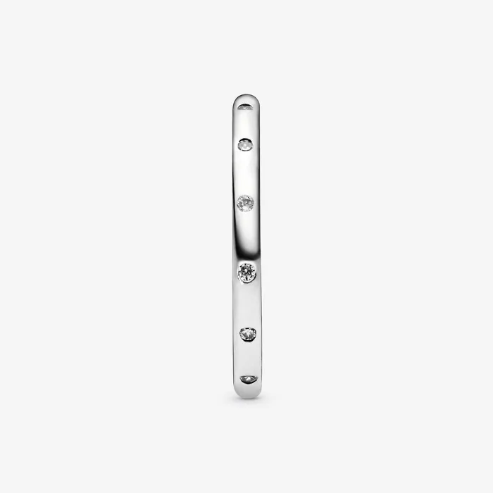 Stackable Rings Women Pandora Simple Sparkling Band Ring