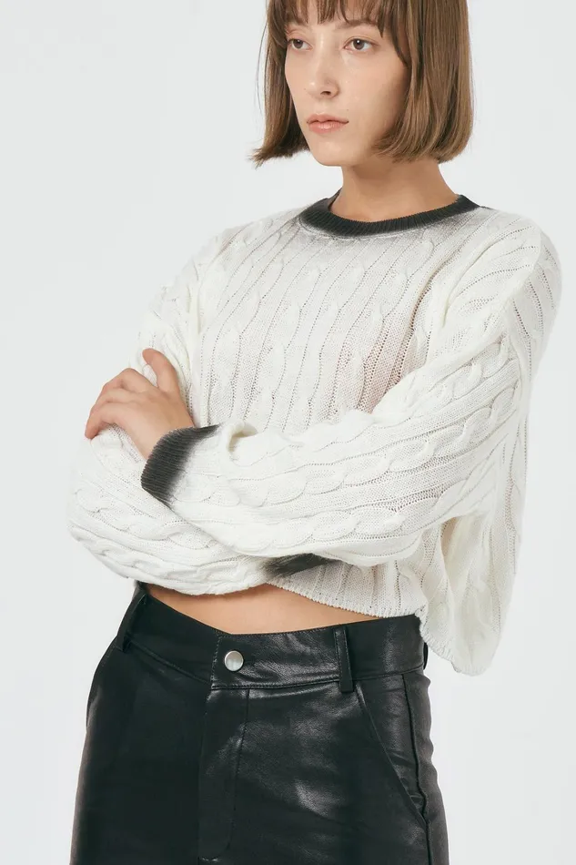 Storets Ailsson Faded Knitted Top Women Sweaters and Knitwears