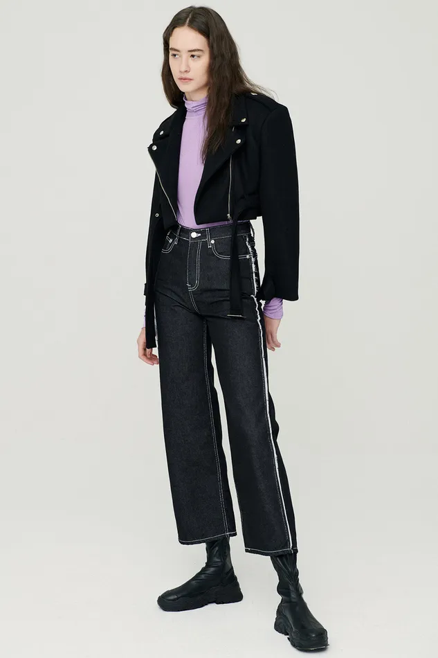 Storets Bexy Rider Jacket W Belt Women Jackets and Coats