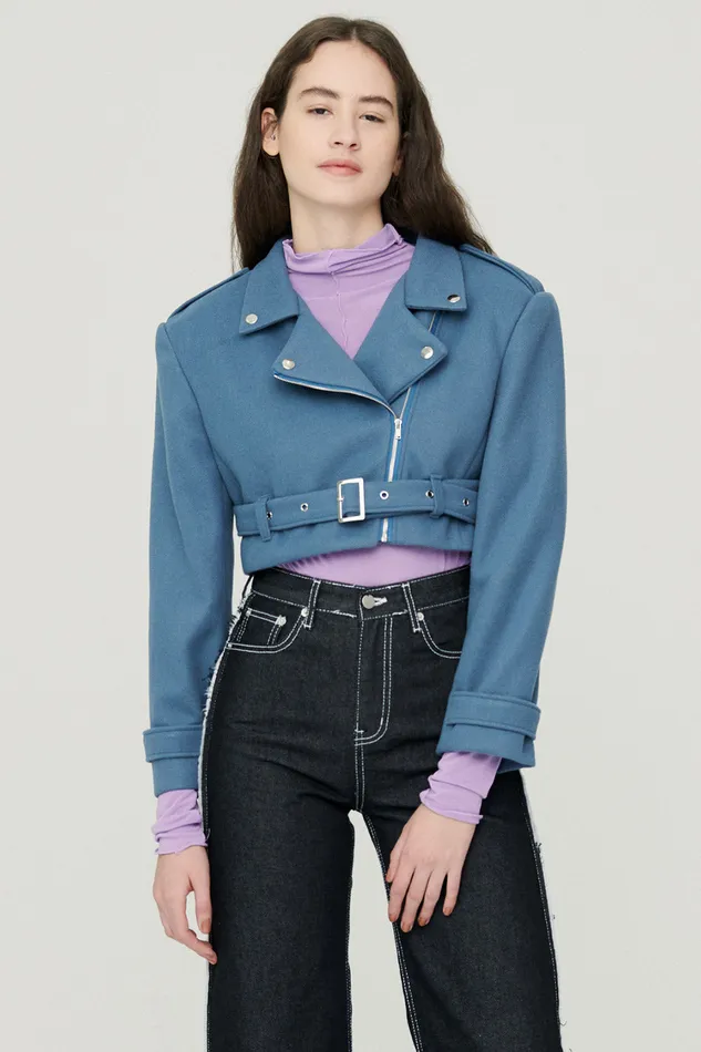 Storets Bexy Rider Jacket W Belt Women Jackets and Coats