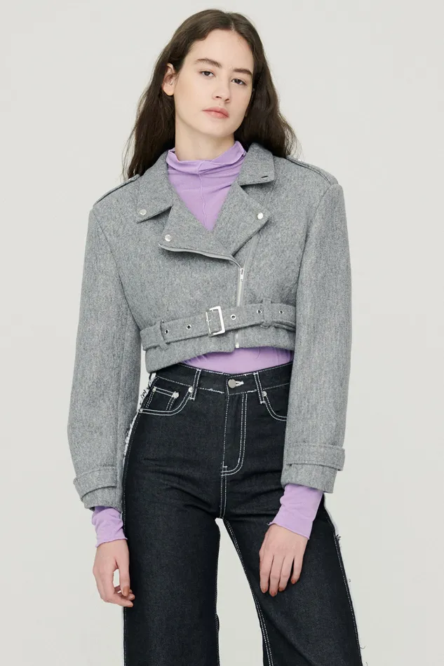 Storets Bexy Rider Jacket W Belt Women Jackets and Coats