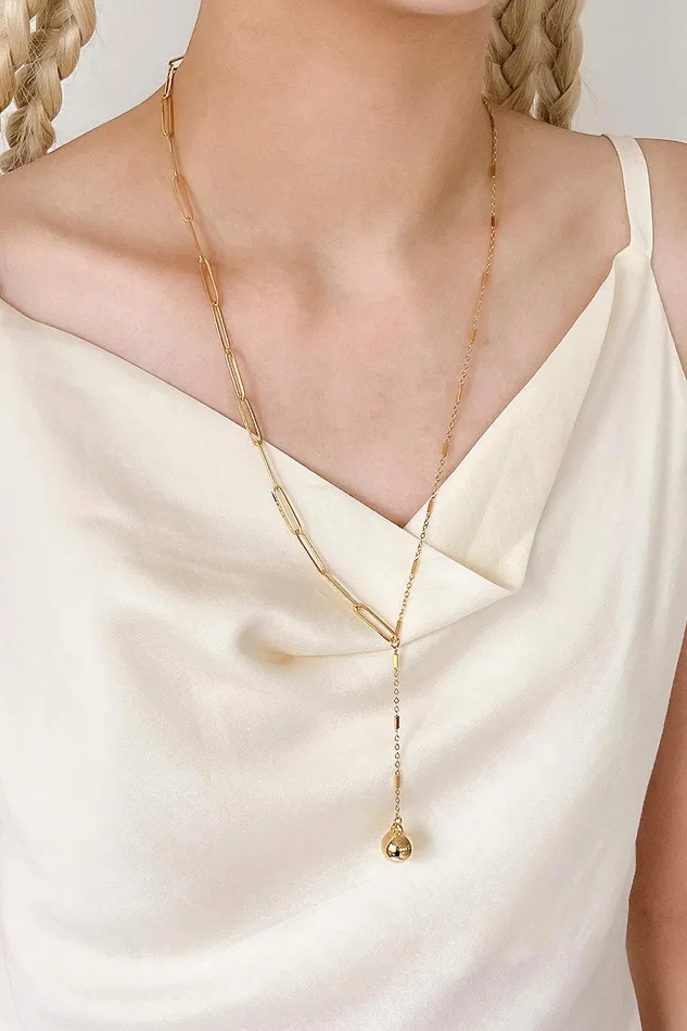 Storets Chain Ball Necklace Women Jewelry