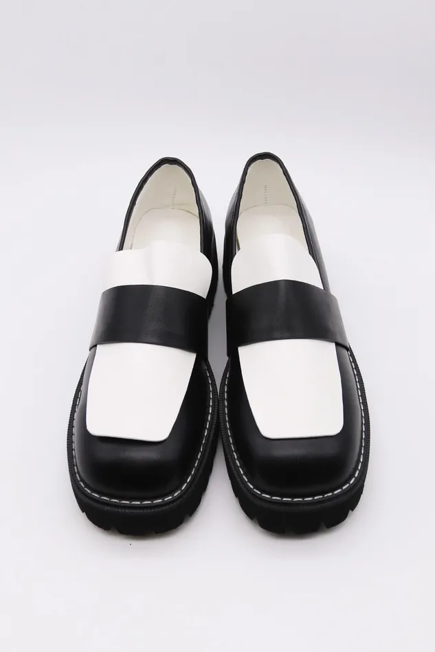 Storets Colorblock Flatform Loafer Women Shoes
