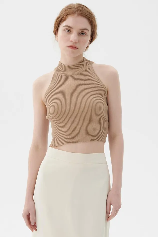 Storets Finley Knitted Crop Top Women Tops
