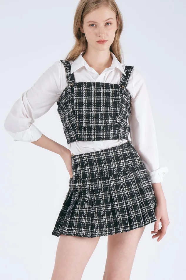 Storets Florence Tweed Top Women Tops