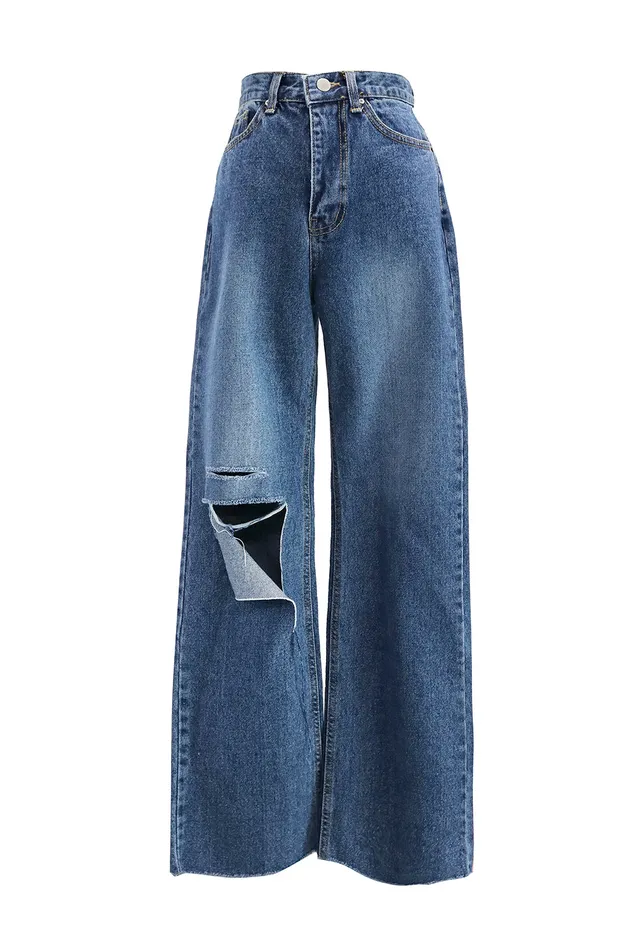 Storets Haily Slash Ripped Jeans Women Jeans