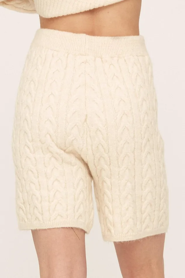 Storets Ivy Cable Sweater N Shorts Set Women Sweaters and Knitwears Storets Ivy Cable Sweater N Shorts Set Women Sweaters and Knitwears
