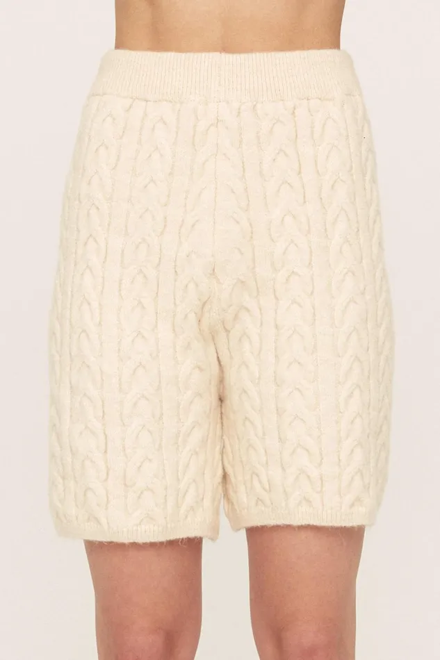 Storets Ivy Cable Sweater N Shorts Set Women Sweaters and Knitwears Storets Ivy Cable Sweater N Shorts Set Women Sweaters and Knitwears