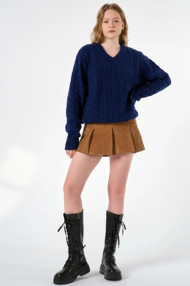 Storets Kyla Corduroy Mini Skort Women Skirts