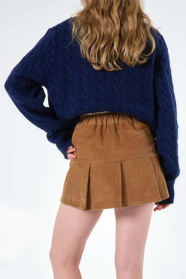 Storets Kyla Corduroy Mini Skort Women Skirts
