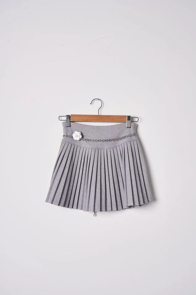 Storets Lily Pleated Mini Skirt Wbelt Women Skirts