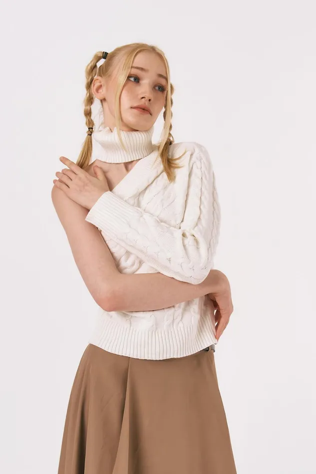 Storets Lucia Oneshoulder Sweater Top Women Sweaters and Knitwears