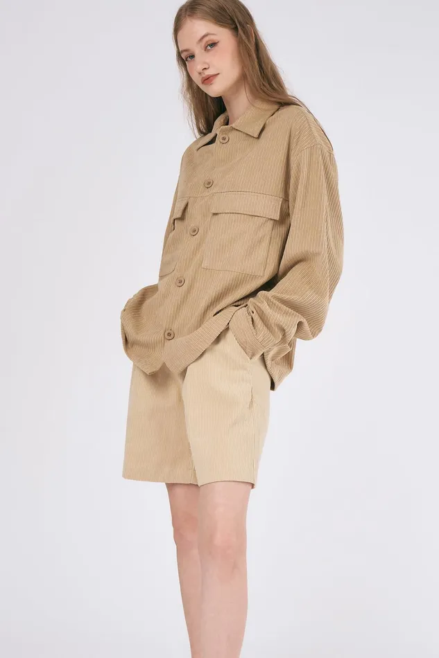 Storets Madison Oversized Cord Jacket Women Jackets and Coats