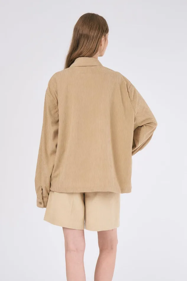 Storets Madison Oversized Cord Jacket Women Jackets and Coats