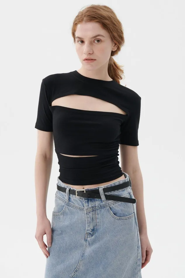 Storets Quinn Cutout Top Women Tops