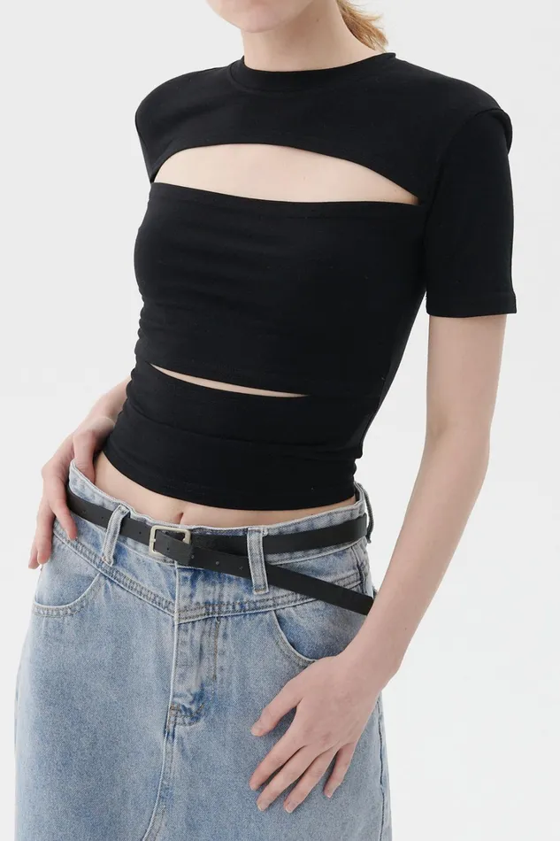 Storets Quinn Cutout Top Women Tops Storets Quinn Cutout Top Women Tops