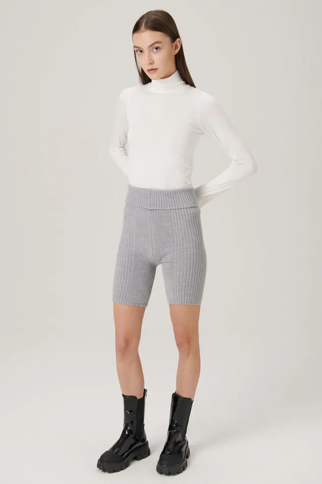 Storets Quinn Sweater Biker Shorts Women Sweaters and Knitwears