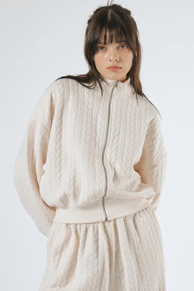 Storets Stacy Cable Jacket Women Jackets and Coats