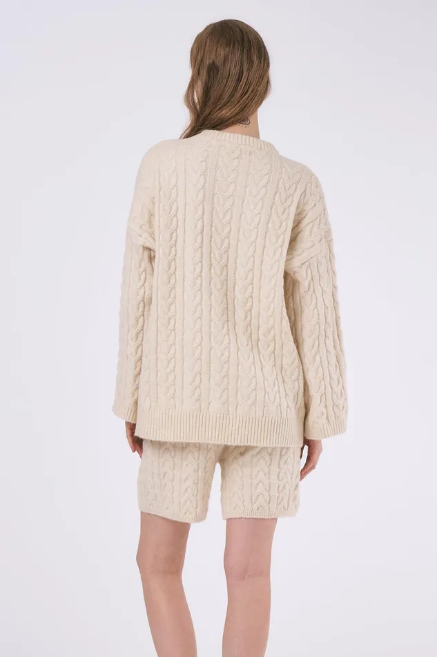 Storets Zoe Knitted Top and Shorts Women Sweaters and Knitwears