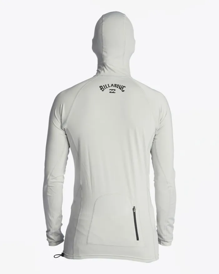 Strike Mission Hooded UPF 50 Long Sleeve Rashguard Grey Men Billabong Shorts