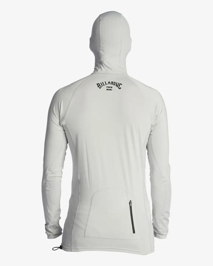 Strike Mission Hooded UPF 50 Long Sleeve Rashguard Grey Men Billabong Shorts
