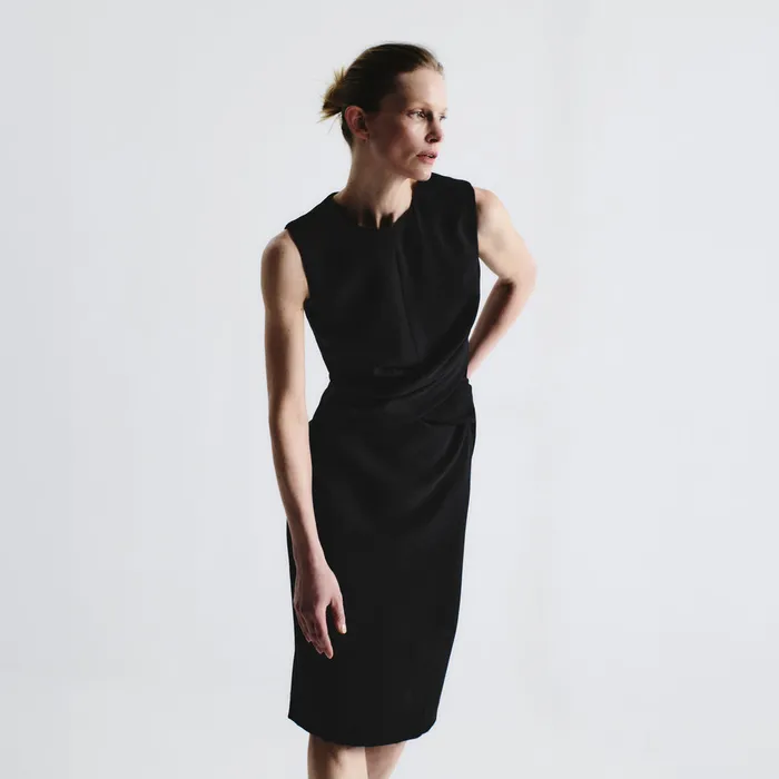 Suiting The Luz Dress 8211 Everyday Crepe Black 8211 M M LaFleur Women