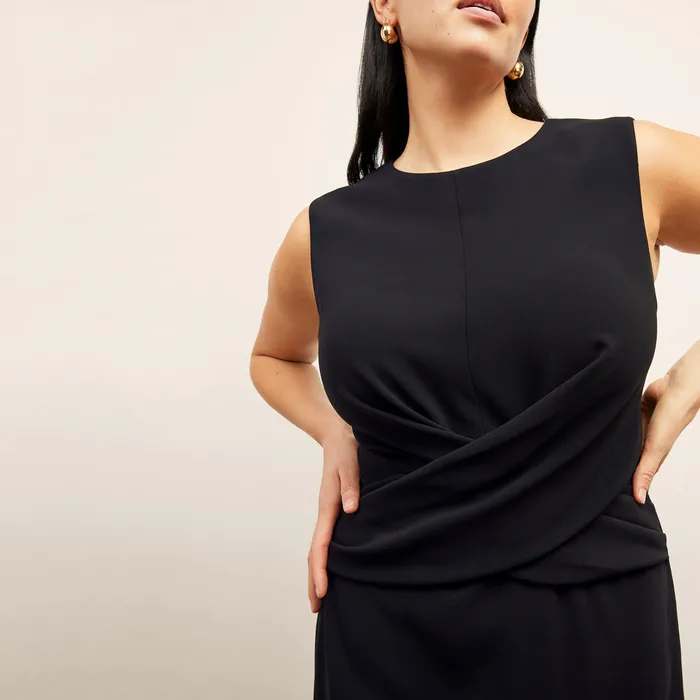 Suiting The Luz Dress 8211 Everyday Crepe Black 8211 M M LaFleur Women