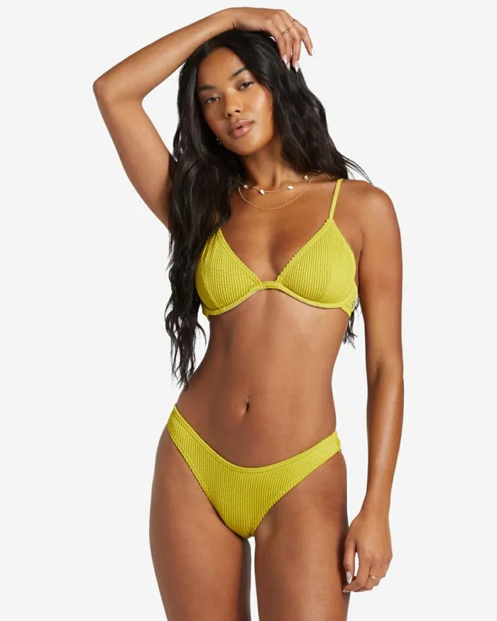 Summer High Hike Bikini Bottoms Tart Lime Women Billabong Bikinis