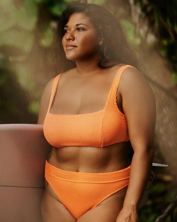 Summer High Maui Rider Bikini Bottoms Orange Crush Women Billabong Bikinis