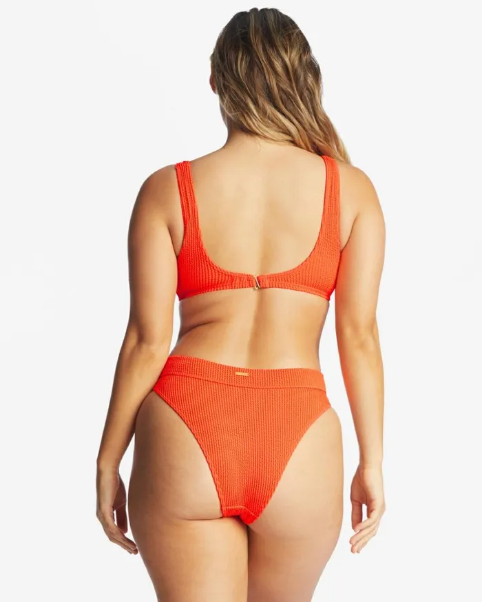 Summer High Maui Rider Bikini Bottoms Orange Crush Women Billabong Bikinis