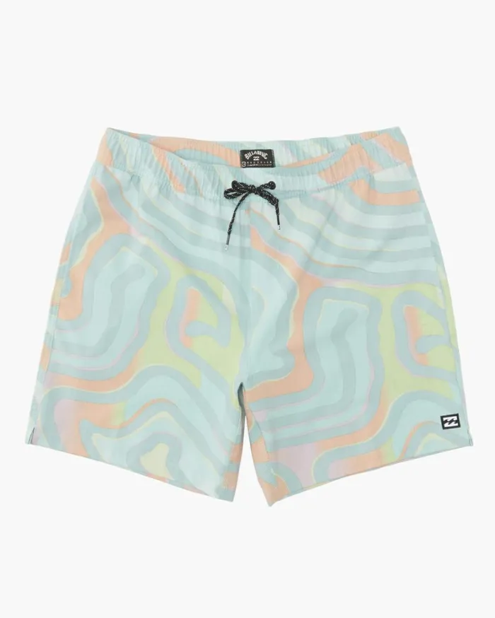 Sundays Layback 17034 Boardshorts Dusty Jade Men Billabong Side Pockets