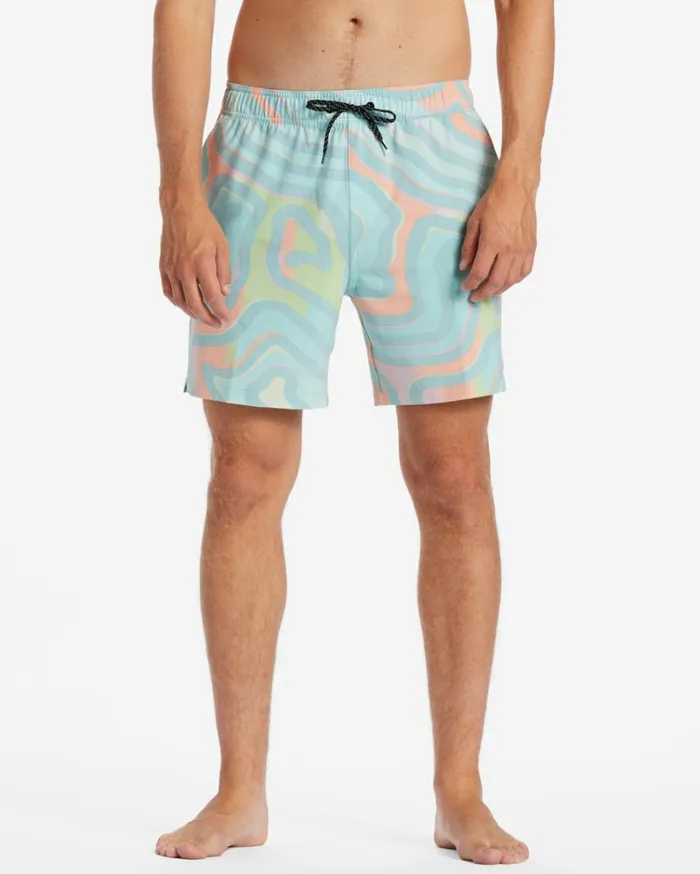 Sundays Layback 17034 Boardshorts Dusty Jade Men Billabong Side Pockets