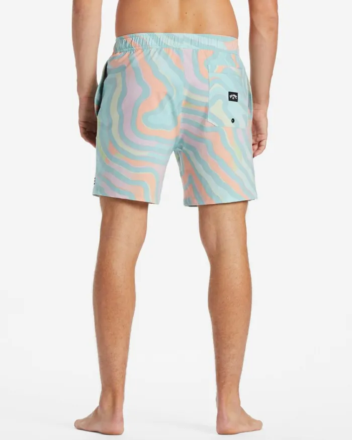 Sundays Layback 17034 Boardshorts Dusty Jade Men Billabong Side Pockets
