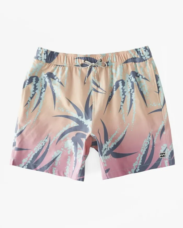Sundays Layback 17034 Boardshorts Fade Men Billabong Elastic Waist Boardshorts
