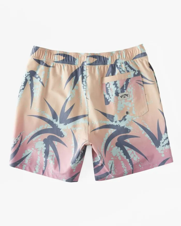 Sundays Layback 17034 Boardshorts Fade Men Billabong Elastic Waist Boardshorts