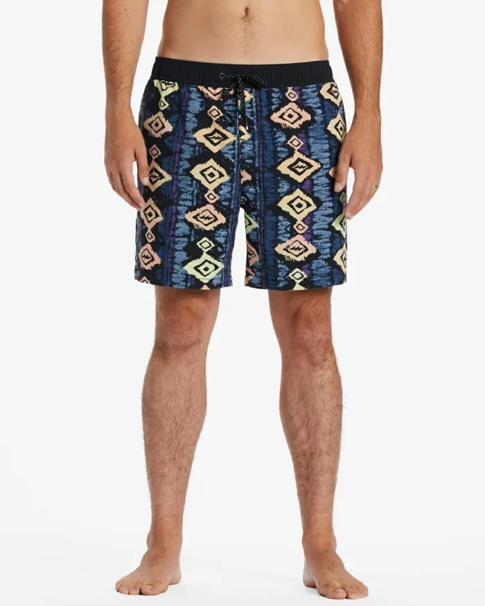 Sundays Layback 17034 Boardshorts Harbor Men Billabong Side Pockets