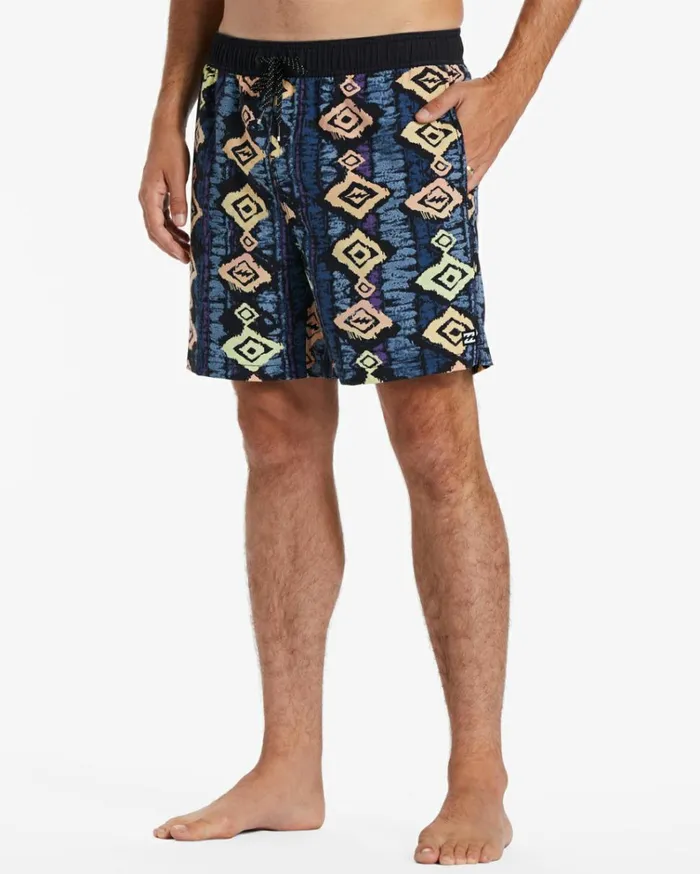 Sundays Layback 17034 Boardshorts Harbor Men Billabong Side Pockets