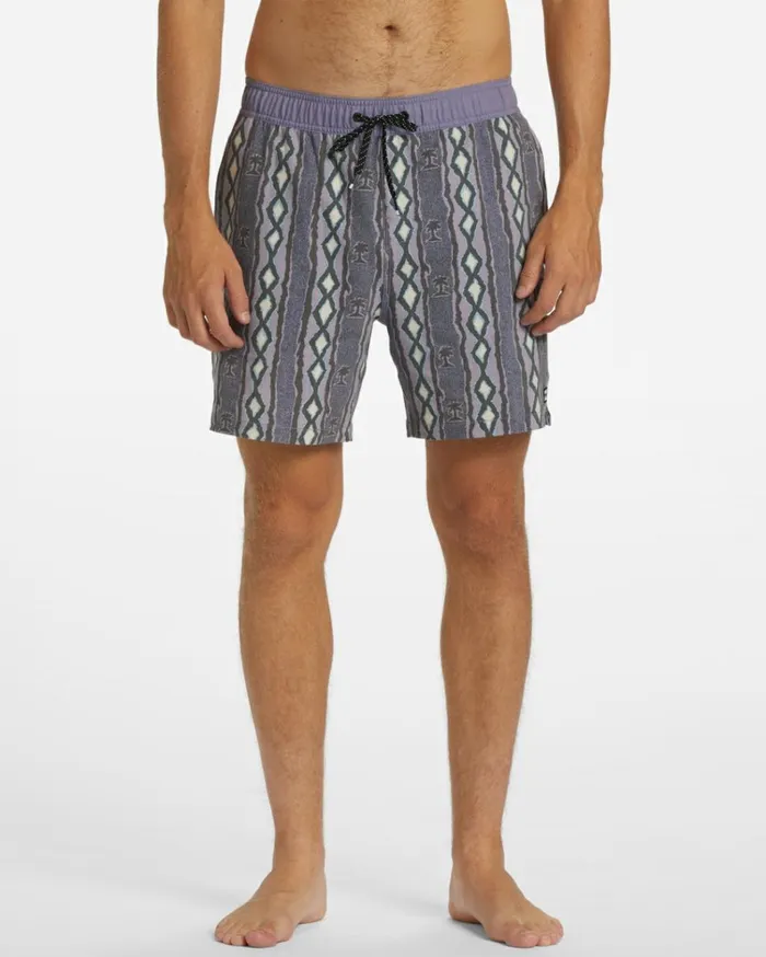 Sundays Layback 17034 Boardshorts Lavender Men Billabong Side Pockets