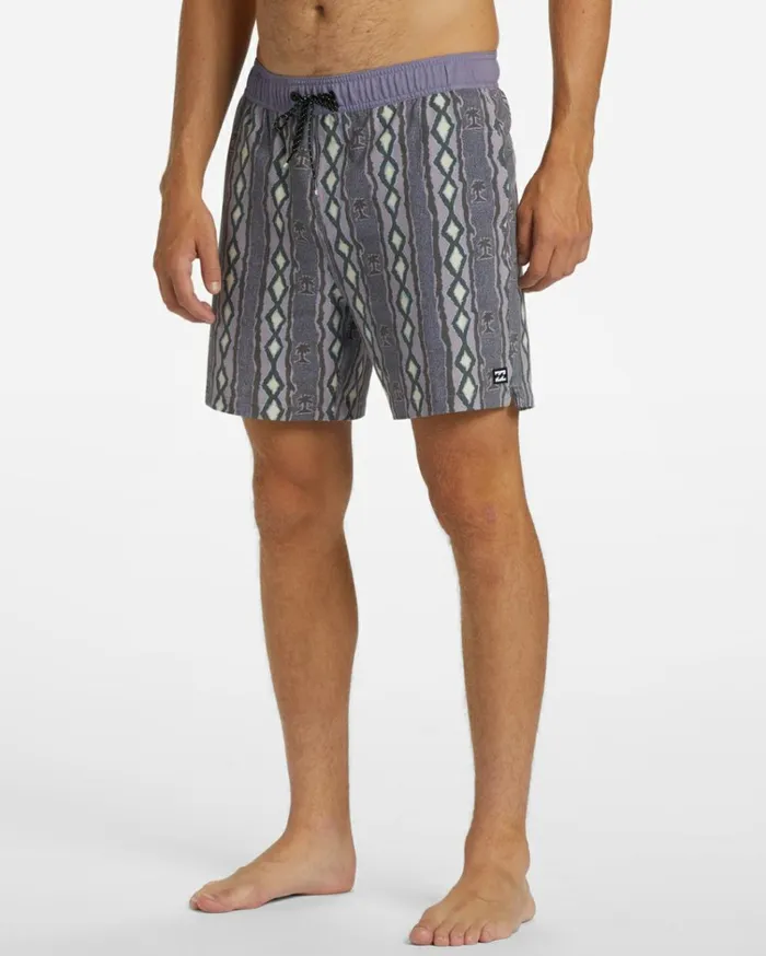 Sundays Layback 17034 Boardshorts Lavender Men Billabong Side Pockets